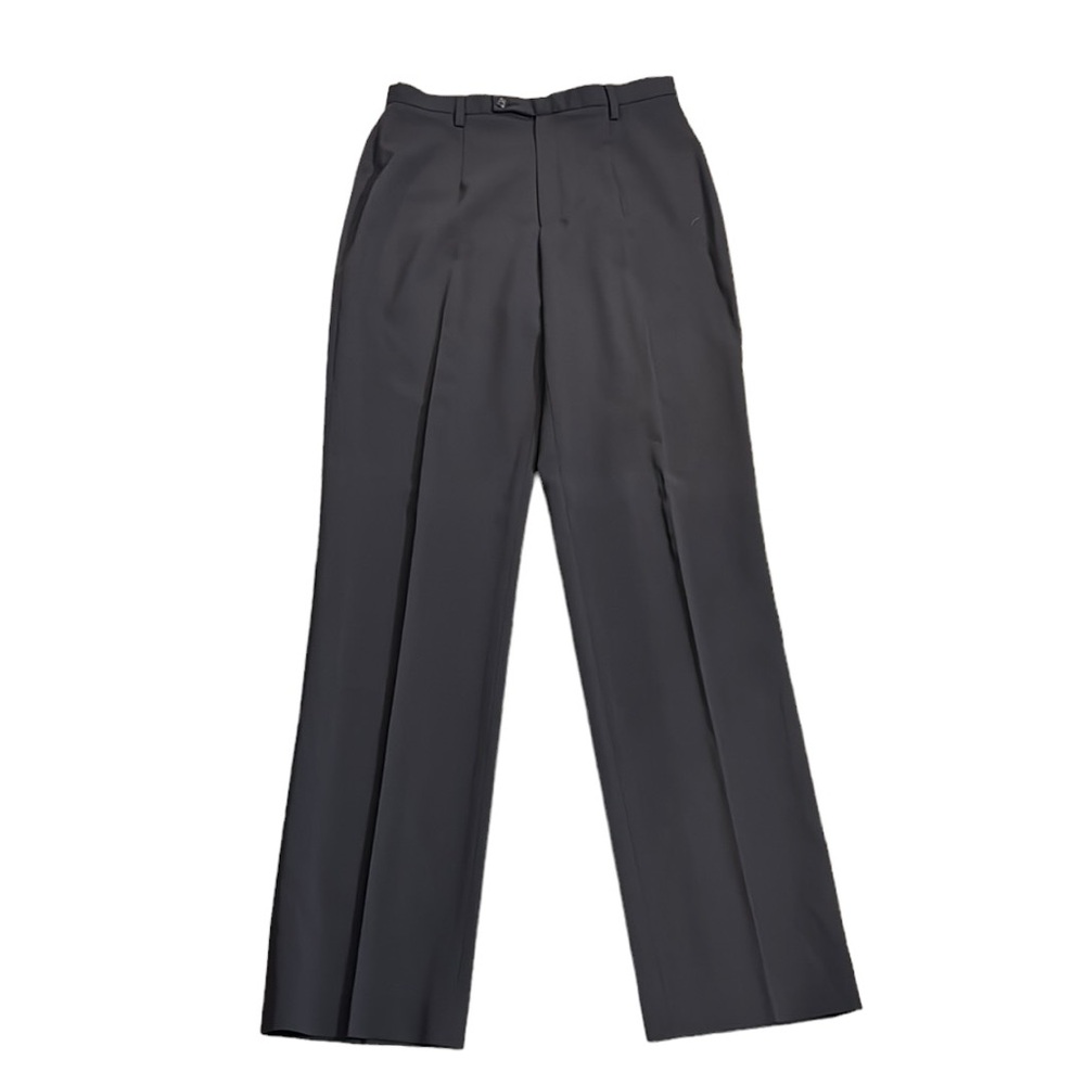 Banana Republic Straight Leg Trousers Size 6 Gray Wool Made in Italy